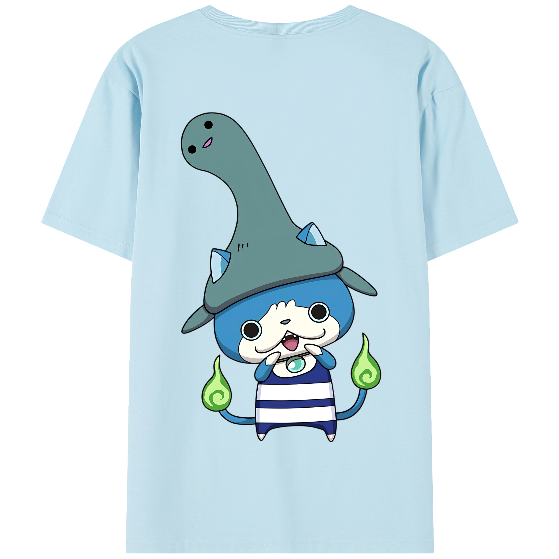 （画像用） 妖怪ウォッチ Yo-kai Watch 綿100％半袖Tシャツ（背面プリント）